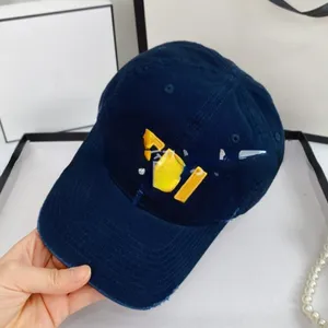 Commerce de gros Paris Casquette de Baseball Lettre Broderie Chapeau American Peaked Cap Fashion Caps