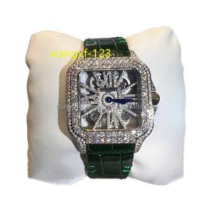 Deluxe 2024 Pase al por mayor de la prueba de diamante Pen de alta calidad Hip Hop helado D VVS MOISSANITE Mujeres Mujeres Joyas de diamantes Relojes