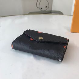 Designer Groothandel Patent Leather Korte Wallet Mode Kwaliteit Shinny Card Holder Coin Purse Dames Wallet Classic Zipper Pocket