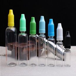 Flacone PE / PET all'ingrosso 5ml 10ml 15ml 20ml 30ml 50ml Flacone vuoto Flacone contagocce in plastica con tappo a prova di bambino E Bottiglie di olio liquido Ffcsd