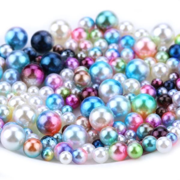 Perles en gros accessoires de réglage des perles mélangez des perles de couleur pour des chaussures de vêtements perles faites à la main pour les pinces à cheveux robe / chapeaux / sacs / sacs