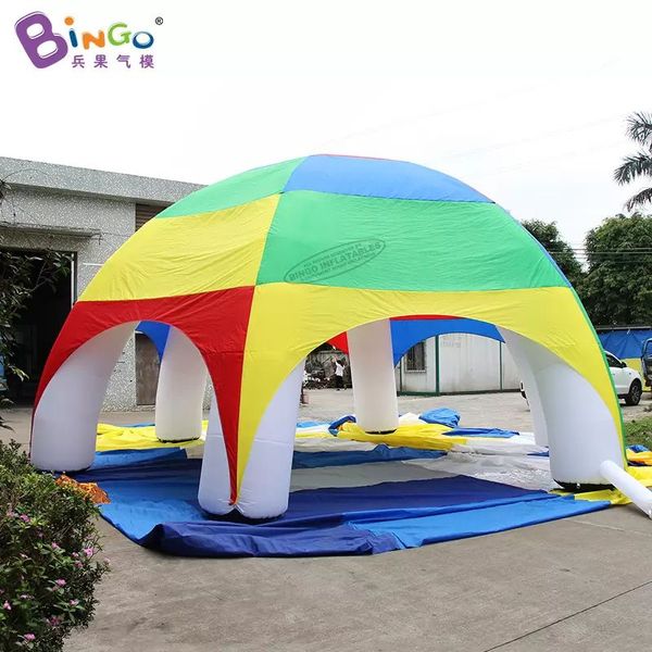 wholesale Tente gonflable personnalisée dôme de tente arc-en-ciel 10x10x4.5mH (33x33x15ft) / gazebo de jardin géant soufflé à l'air jouets sports