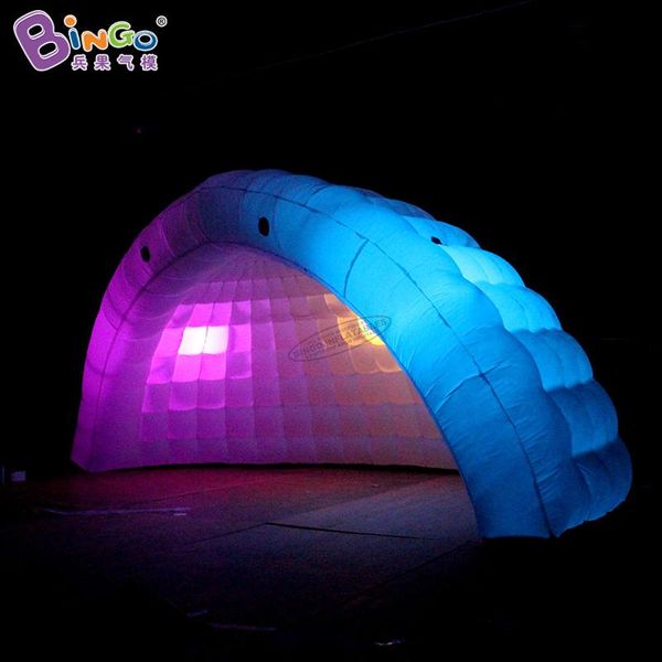 wholesale Cúpula / luces inflables gigantes personalizadas de 5x3x2.5 metros Cúpula de media bola LED inflable tienda de campaña juguetes deportivos