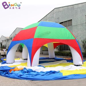 groothandel Gepersonaliseerde 8x8x4.5 Meters Opblaasbare regenboog tent dome tent/gigantische luchtgeblazen tuin tuinhuisje speelgoed sport