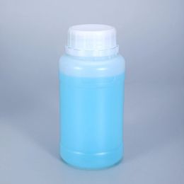 Botella de mascotas al por mayor Medicina química botellas de plástico redondas con recipiente de almacenamiento de loción líquida de tapa