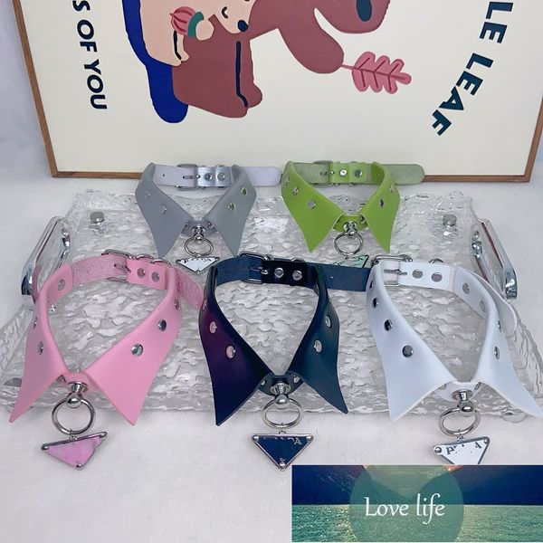 Venta al por mayor Collar para mascotas Teddy Bichon Schnauzer Jarre Aero Bull ajustable mano que sostiene la cuerda collares para perros Top