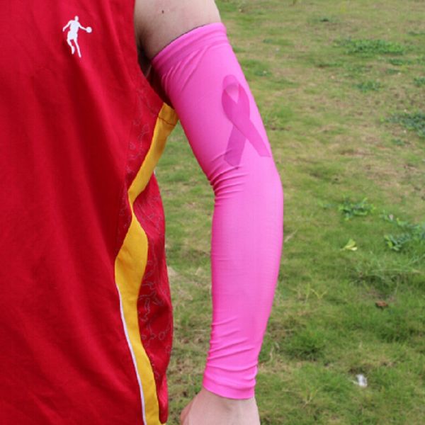 wholesale ruban rose cancer camo manchon pour enfants ruban Digital Camo sleeve Arm Sleeve guard pour adultes et enfants TOUTES LES COULEURS ET TAILLES