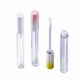 Groothandel Plastic Lege Lipgloss Basis Pruimenbloesem Vorm Geleidelijke Geel Roze Wit Deksel Makeup Tools Ctainers Lip Glzae Fles C4mu #