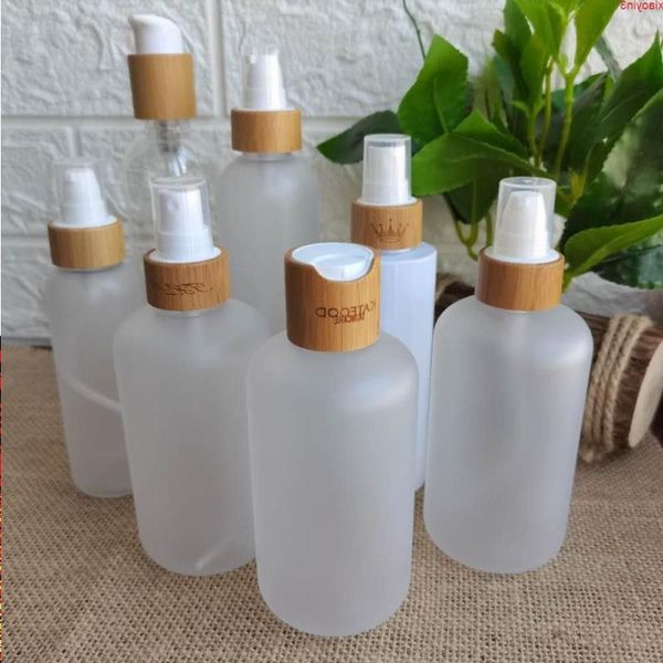 Venta al por mayor de plástico PET Aceite Esencial Frascos cuentagotas Contenedor vacío para el cuidado de la piel Loción Perfume Champú Botella Tarro de crema Packaginggoods Poceg