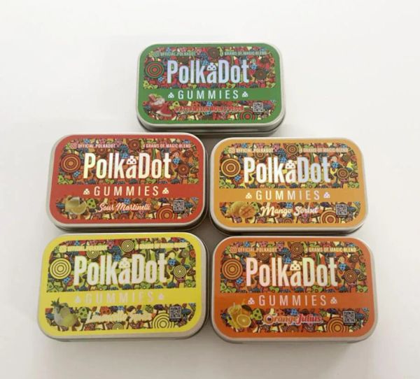 Boîtes d'emballage Polkadot en gros 4Grams