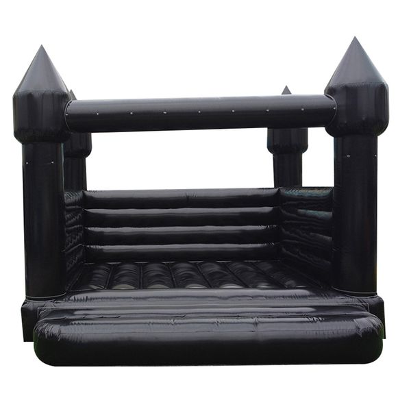 Tienda de salto de salto de bouncy de boda de hinchazón de bounce negro inflable portátil por mayor