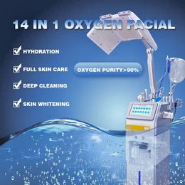 Groothandel draagbaar skin spa-reinigingssysteem 14 in 1 water diamant microdermabrasie acne verminderen krimpporie machine