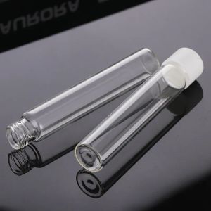 vente en gros tube pré-roulé TUBE DE VERRE 120MM 115mm AVEC TUBES DE VERRE À CAPUCHON NOIR RÉSISTANT AUX ENFANTS 12 LL