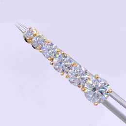 Groothandelsprijs 0.5ct 1ct 2ct Moissanite Oorbellen 925 Sterling Zilver Screw Back Moissanite Stud Earring