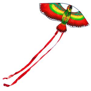 Prix de gros 100 Pcs/Lot 110 cm/43 pouces cerf-volant perroquet/cerfs-volants animaux avec poignée ligne 0110