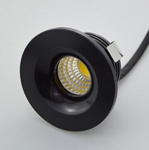 Groothandelsprijs Hot koop dimbaar 3W COB LED plafondlamp verzonken hoog super warm wit / wit / koud wit LED-down licht AC 85V-260V