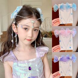 Prix ​​en gros Belle couleurs roses bébé fille accessoires de cheveux chauds