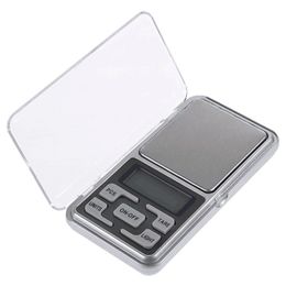 Groothandelsprijs Mini Elektronische digitale keukenschalen Diamant sieraden Wegen Balans Pocket Gram LCD Display Scale 500 g/0,1 g 300 g/0,01 g 200 g/0,01 g 100 g/0,01 g DHL