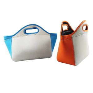 Impression en gros Portable fourre-tout lavable sac à main repas pique-nique sacs isotherme sac isotherme néoprène sac à lunch chaud
