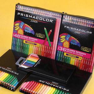 Groothandel Prismacolor 24/12/36/48 kleuren Olie Gekleurde teken Potloodset Hout Kleurpotloden voor Sketch School Student Art Supplies Crayons 240123