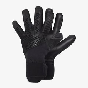 Gants de gardien de but Soocer gros-professionnels Gants de football de gardien de but noirs Luvas De Goleiro Man Training Gants en latex