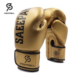 Mitaines de formation professionnelle en gros Sparring Kick Boxing Gants Fabricant Qualité MMA Gants de boxe 8 10 12 14 16OZ 240112