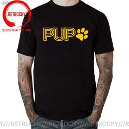 Groothandel Pup Play Puppy Play Mens Ringer T-shirt voor hondenliefhebbers Gift T-shirt Streetwear Tops Vintage Koreaanse stijl mannelijke kleding L230520