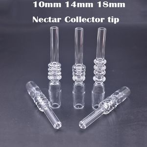 Groothandel Quartz Tip voor Kits 10mm 14mm 18mm Mannelijke Quartz Nail Tips Dab Tool voor Glazen waterpijpen Dab Booreilanden Goedkoopste