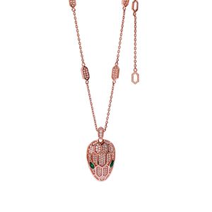 Groothandel-Queen Lotus Hoge kwaliteit Mode Merk Design Snake Vrouwen Ketting Accessoires voor Party Groothandel