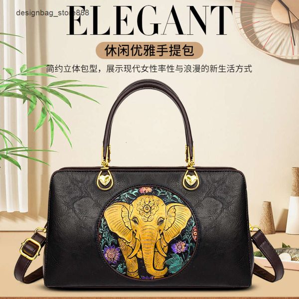 Sacs à main de marque de vente en gros et au détail, nouveau Style chinois, sac à bandoulière dessiné à la main pour femmes, ethnique polyvalent pour mamans