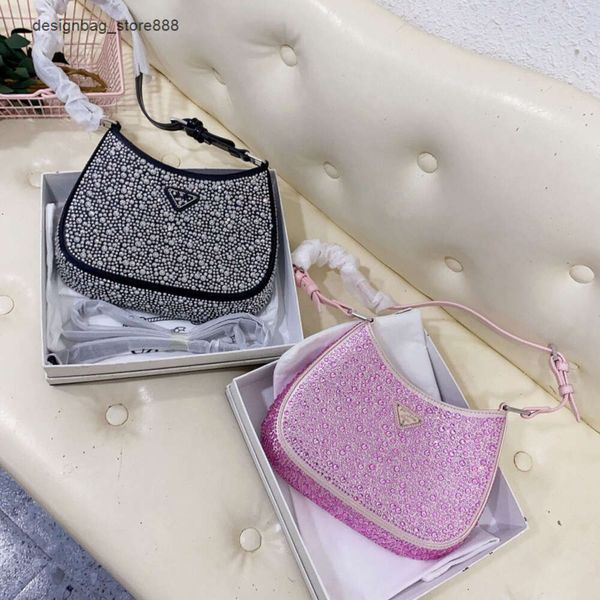 Sacs à main de mode de marque de détail en gros Nouvelle maison Hobo Sparkling Sac sous les bras Stick Celo Moon Single Épaule Handheld Bandoulière Femmes