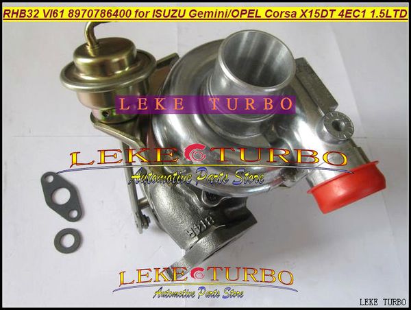 Venta al por mayor RHF3H RHB32 VI61 8970786400 Turbo Turbocompresor para ISUZU Gemini 1.5L para OPEL Corsa TD 1993-00 X15DT 4EC1 4EC1T 49KW