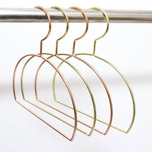 Groothandel rose goud metalen kleding shirts hanger rekken voor kinderen sjaal, handdoeken, banden, zijden sjaals rack hangers A217025