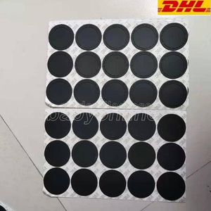 Groothandel ronde zwarte rubberen coaster pad zelfklevende cup onderste stickers voor 15oz 20oz 30oz tumblers beschermende antislip pads