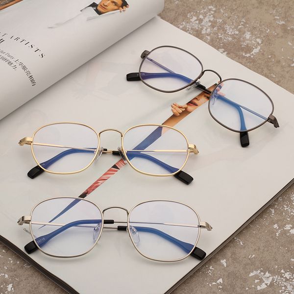 Gros- Round Fashion Frame de lunettes gros Décoré personnalisés Myopie Lunettes Cadre