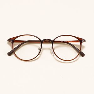 Wholesale-ronde retro ultralichte slanke ultem zachte recept frame student decoratie myopia bril eyewear