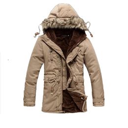 Wholesale- ru BR 15-35 dagen aangekomen Down Parkas Winterjas Mannen Lange Padded 2014 Plus Size XXXL Casacos de Inverno Masculino