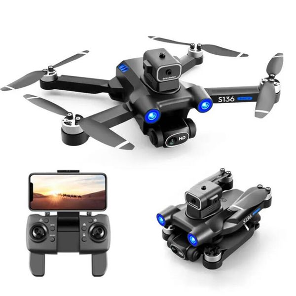 wholesale Drone GPS S136 5G avec double caméra HD Évitement d'obstacles Positionnement du flux Pliant wifi fpv Moteur sans balais RC Dron Toy