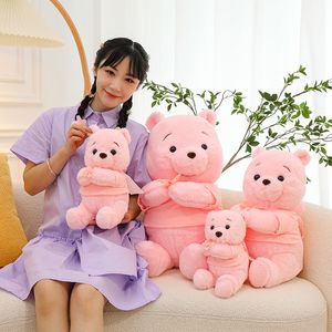 Groothandel Sakura Pink Bear Large Plush Toys Children's Games Playmate Supa Thip Pillow Stuur Girlfriend Cadeau