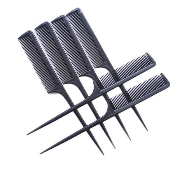 Peigne à queue pointue noire, outils de beauté professionnels pour Salon de gros, peigne de sélection en plastique, peigne de voyage bon marché, livraison gratuite