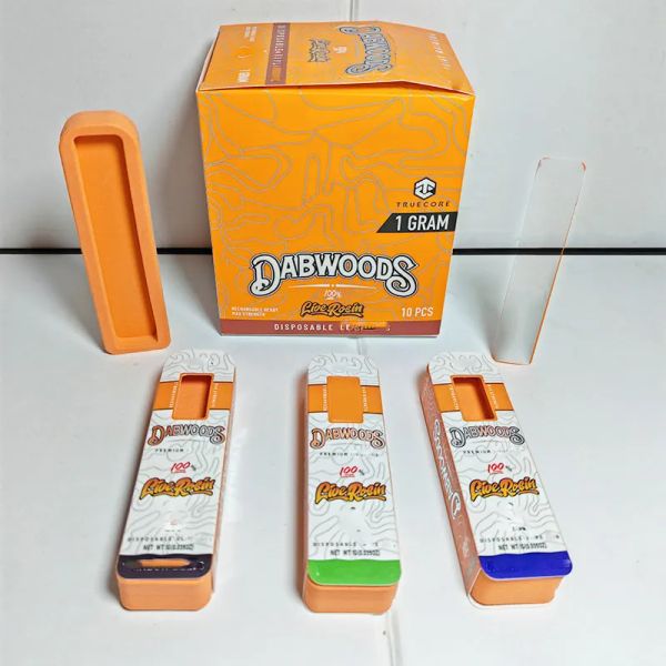 Venta al por mayor igual que antes dabwoods dabwood vacío desechable paquete de embalaje vacío cajas de embalaje nuevo BJ