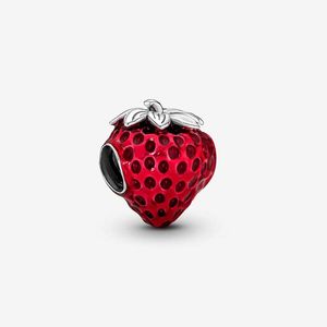 Vente en gros de charme de fruits de fraise ensemencés Pandoras 925 Sterling Silver Luxury Charm Set Bracelet Faire des charmes de perles rouges Designer Collier Pendentif Boîte d'origine