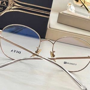 Vente en gros sans monture délicate unisexe mode lunettes de soleil lunettes de conduite en métal décoration haute qualité designer lentille lunettes dita