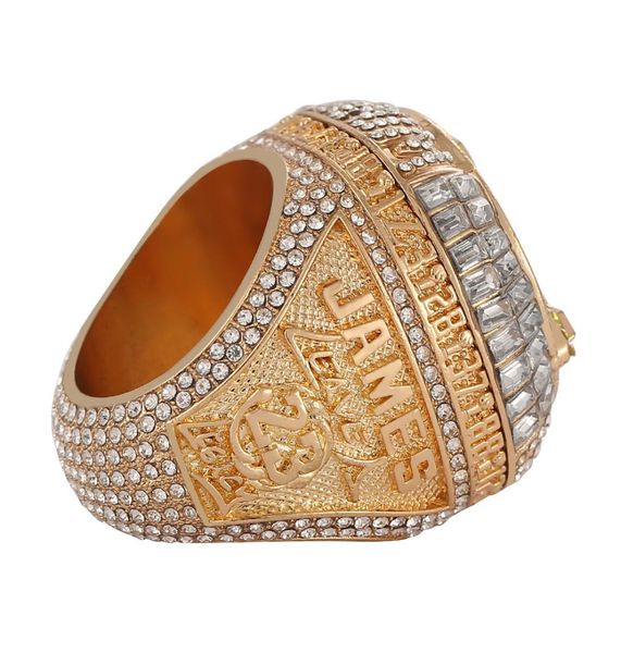 Anillos de barco al por mayor los Lakers Top Jewelry Official Ring Size 11 para Fans Gifts5013733