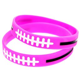 100 pièces plus et moins signe Silicone Bracelet classique décoration Logo rose adulte taille Promotion cadeau