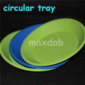 Doos Wholesale Silicone Dish Dienblad Blauw Geel Groen Diepe Dish Ronde Pan 8 