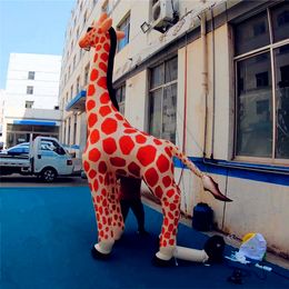 simulation en gros de la girafe gonflable gonflables ballon éléphant pour décoration extérieure