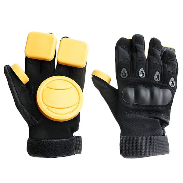 Gros-Skateboard Longboard Slide Gants Descente Skateboard Gants Avec Slider Skate