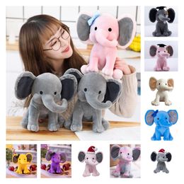 Groothandel kleine olifant knuffels knuffels schattige poppen bruiloft rekwisieten verjaardag kerstcadeaus voor kinderen 828