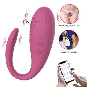 Wholesale Smart App Wireless G Spot Sex Toys For Women Télécommande Dildo Flamingo Flamingo Clitoris INSERT VIBROCHER VAGINE